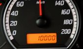 S� rundede den lille r�de 10000 KM.